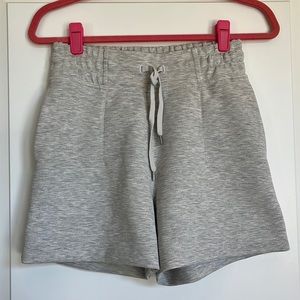 Lululemon Soft Ambitions High Rise Short, Heathered Core Ultra Light Grey